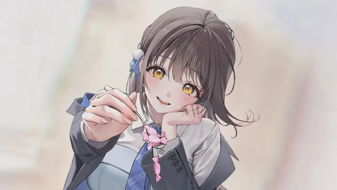 4k桑山千雪壁纸｜可爱风背景图片 - 动漫少女「哲风壁纸」