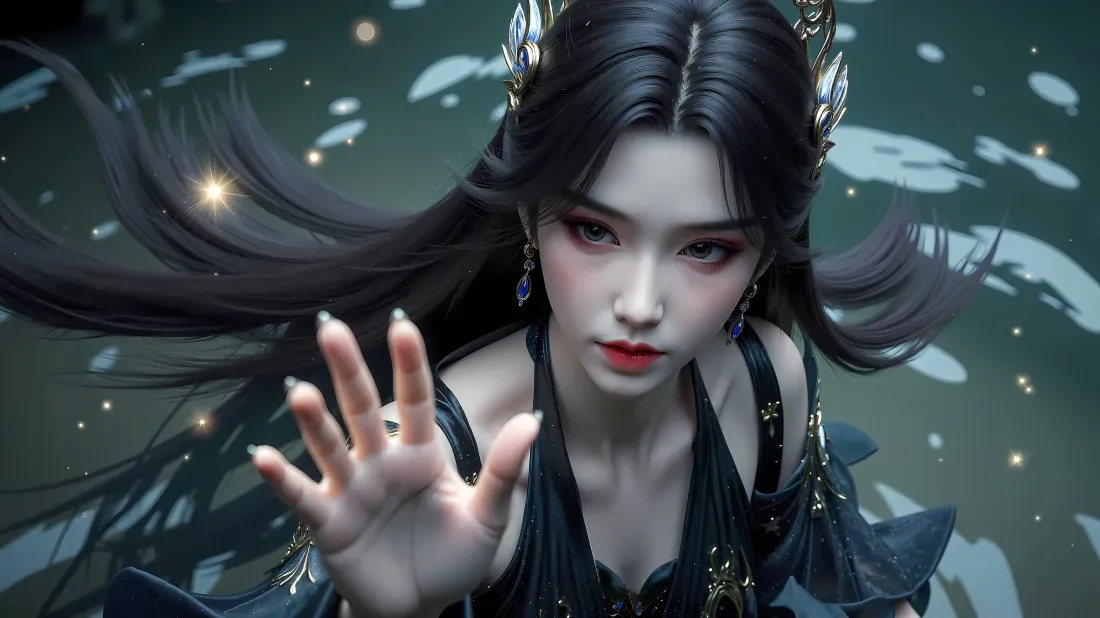 7k斗破苍穹壁纸｜曹颖背景图片 - 冷艳美杜莎「哲风壁纸」
