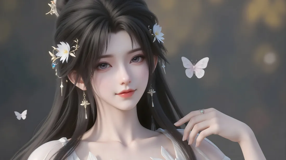 4k清漪壁纸｜完美世界背景图片 - 古风美女「哲风壁纸」