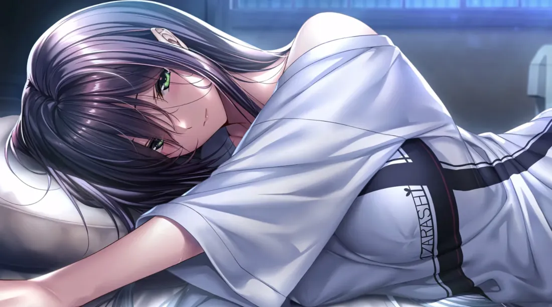 5k甜蜜女友壁纸｜二次元背景图片 - 黑长直美少女「哲风壁纸」