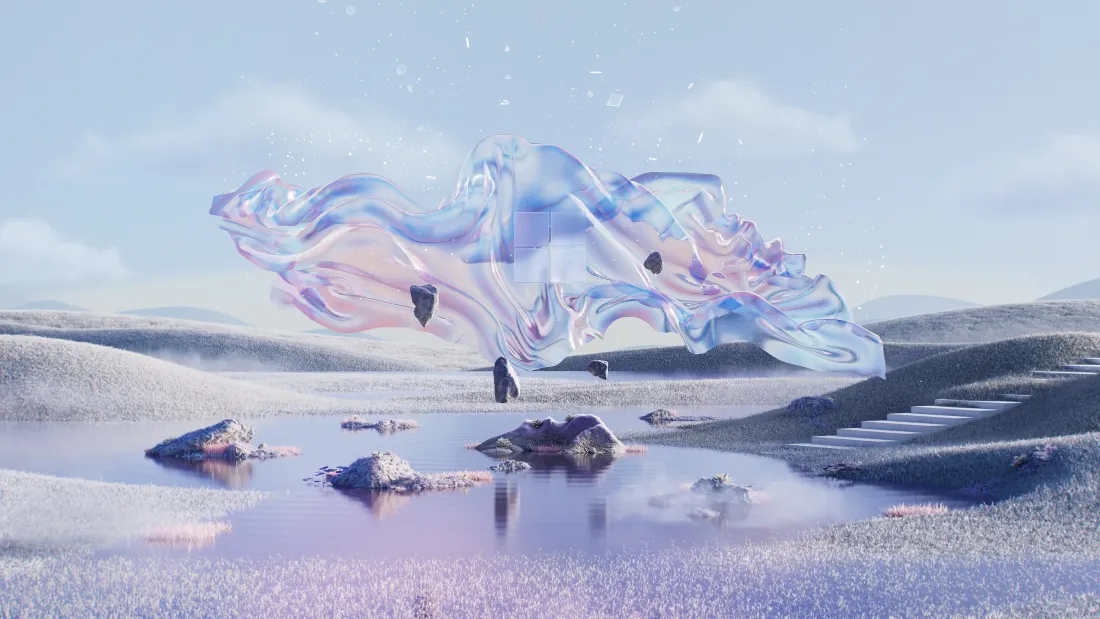 4k创意梦幻风景壁纸｜清新自然背景图片 - 浅滩水面「哲风壁纸」