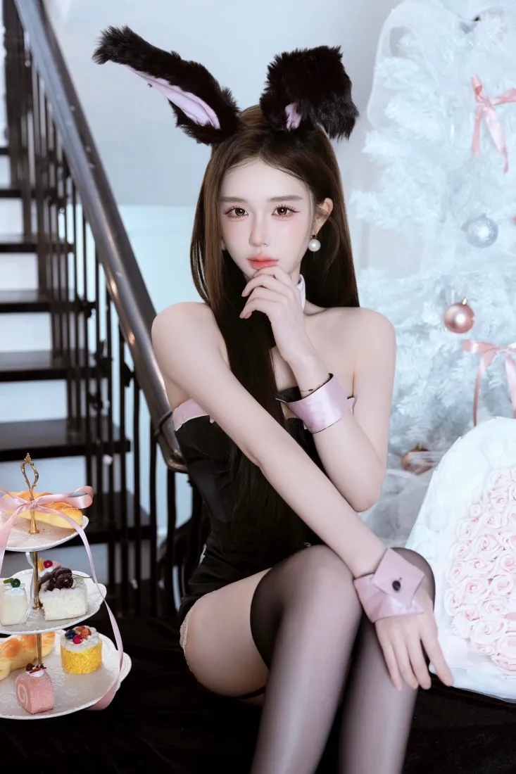 黑丝兔女郎手机壁纸｜手机背景图片 - 高颜值甜酷御姐「哲风壁纸」