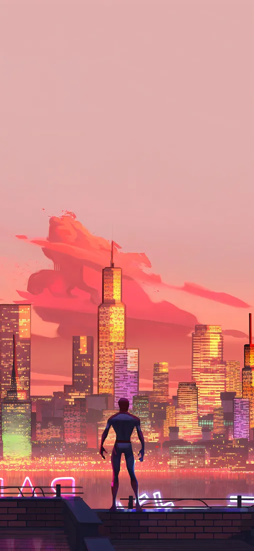 蜘蛛侠手机壁纸｜漫威背景图片 - 黄昏都市「哲风壁纸」