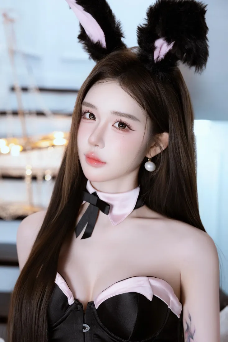 兔女郎手机壁纸｜美女背景图片 - 气质御姐「哲风壁纸」