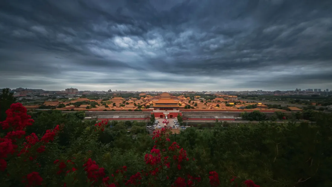 4k故宫壁纸｜电脑背景图片 - 北京阴天紫禁城风光「哲风壁纸」