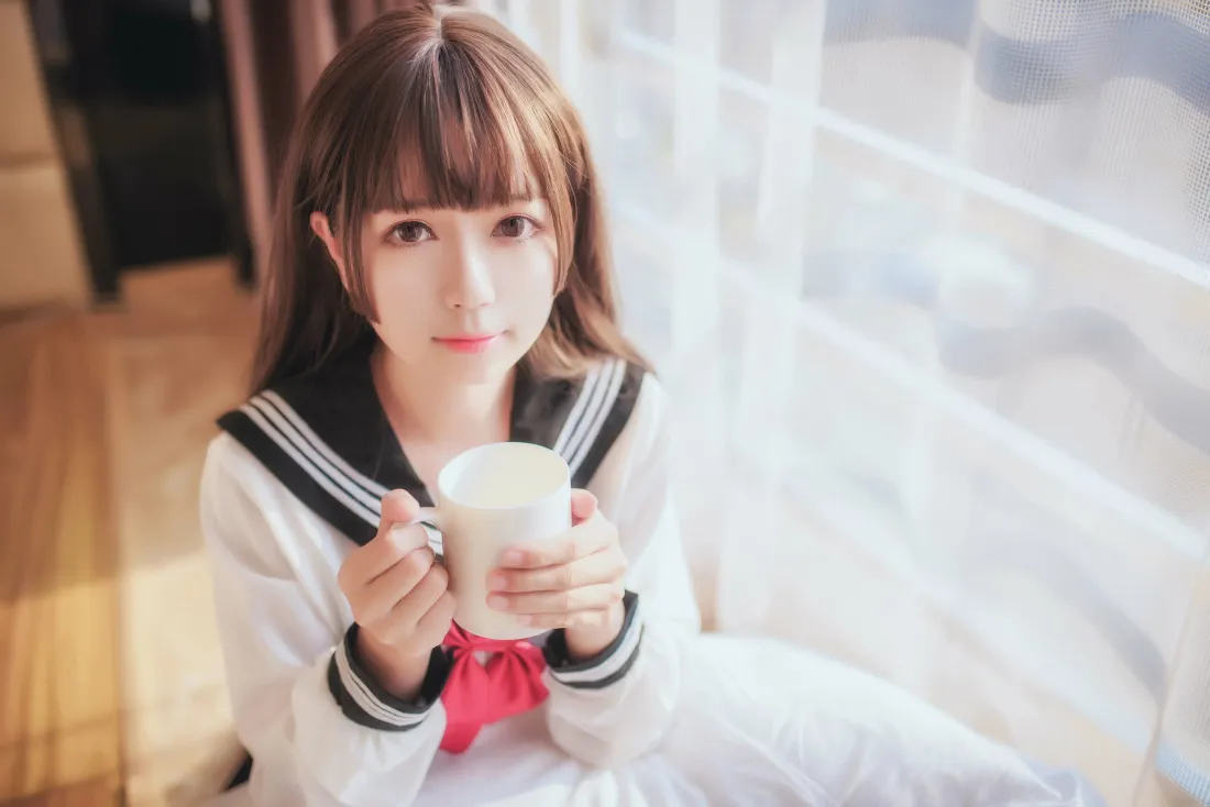 6kJK壁纸｜少女背景图片 - 水手服「哲风壁纸」