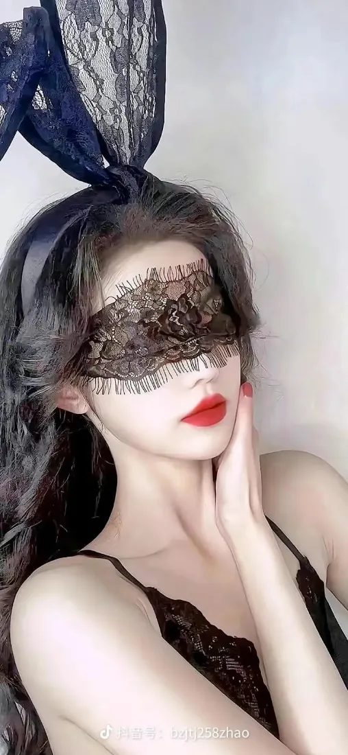 蕾丝兔耳美女手机壁纸｜手机背景图片 - 性感魅惑「哲风壁纸」