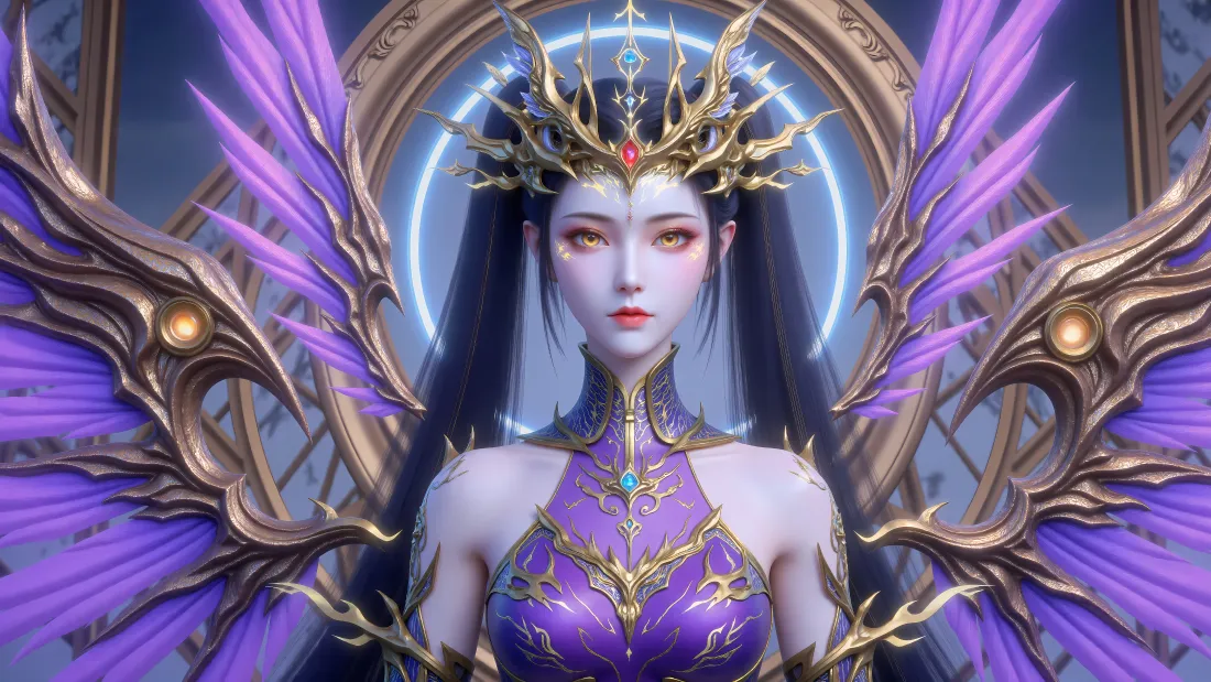 6k紫妍壁纸｜斗破苍穹背景图片 - 国漫女神「哲风壁纸」