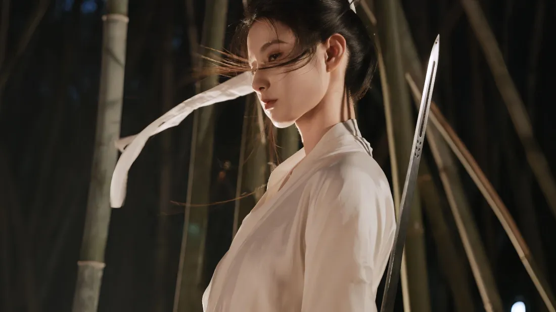 4k古装女侠壁纸｜竹林背景图片 - 平板适配「哲风壁纸」