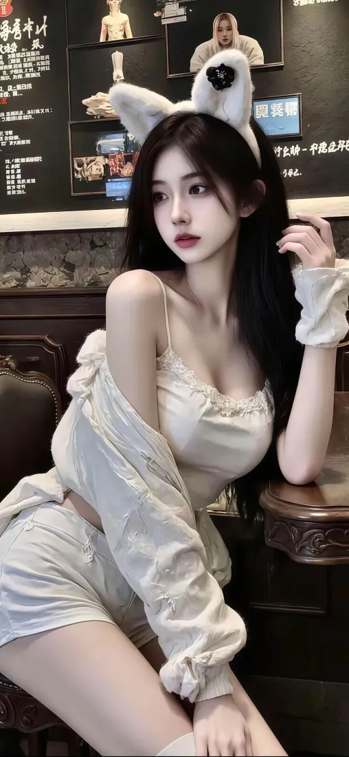 气质美女手机壁纸｜浅色穿搭背景图片 - 纯欲风氛围感写真「哲风壁纸」