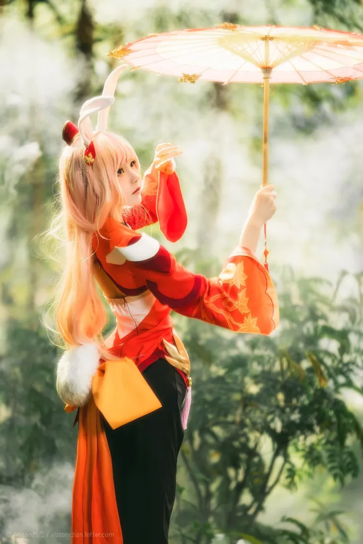 公孙离手机壁纸｜桜桃喵cos背景图片 - 王者荣耀幻舞玲珑「哲风壁纸」