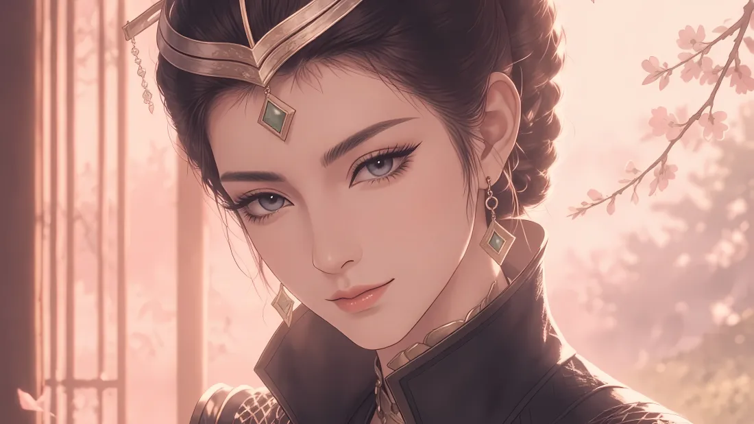 6k温夫人壁纸｜凡人修仙传背景图片 - 古风桃花美人「哲风壁纸」