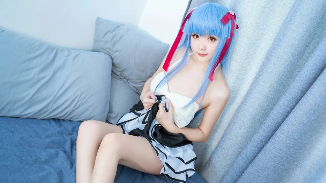 4k斯提亚拉壁纸｜星之迟迟cos背景图片 - 少女居家写真「哲风壁纸」