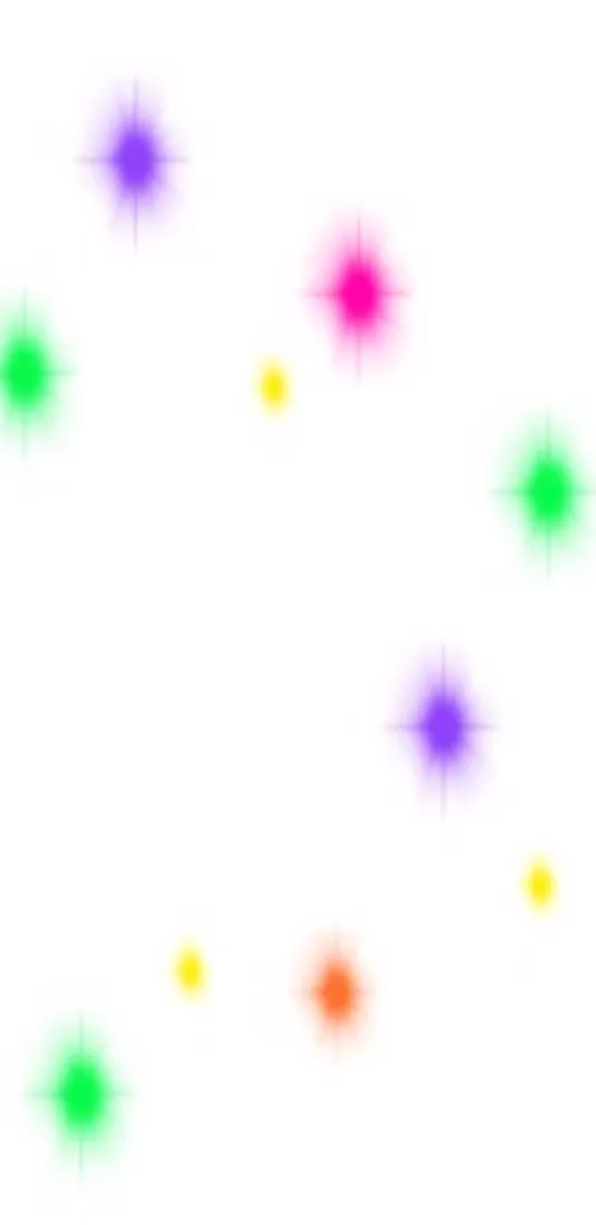 星星手机壁纸｜Y2K怪诞背景图片 - 多彩光斑「哲风壁纸」