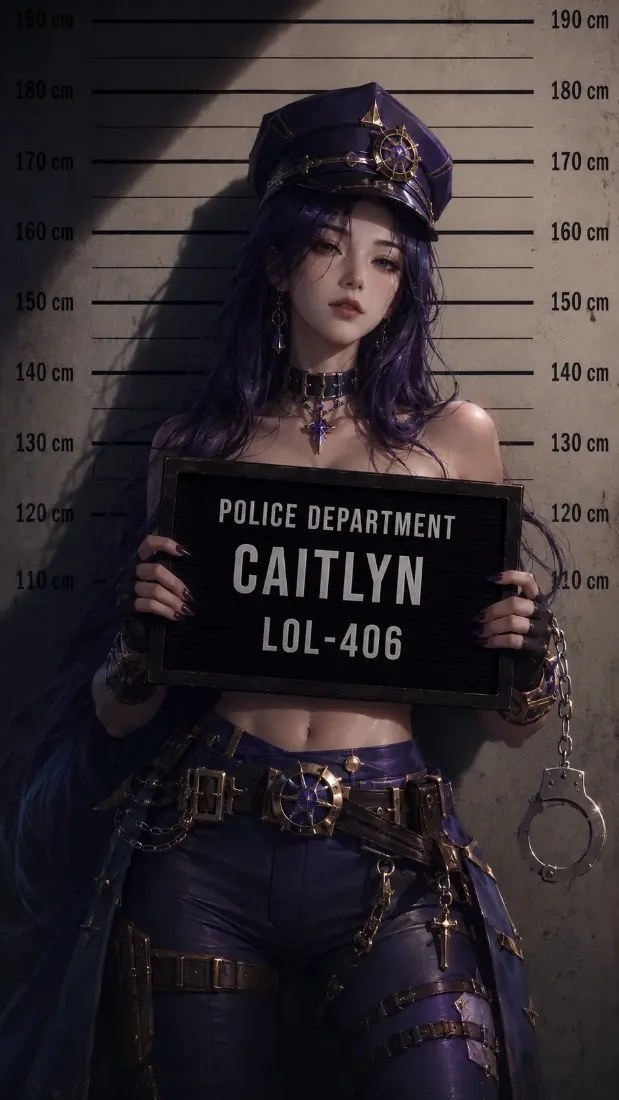 皮城女警凯特琳手机壁纸｜监狱囚犯背景图片 - 英雄联盟游戏「哲风壁纸」