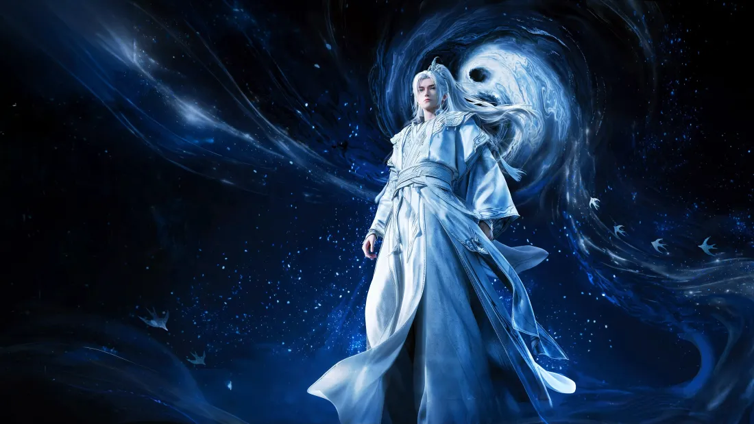 4k仙逆王林壁纸｜蓝色星空背景图片 - 古风仙侠「哲风壁纸」