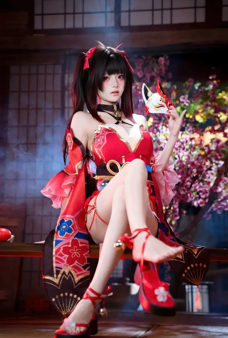 星穹铁道花火cos手机壁纸｜日式和风背景图片 - 性感美女「哲风壁纸」