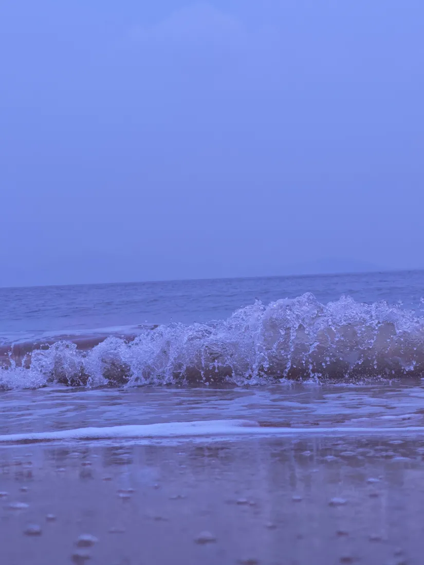 大海手机壁纸｜沙滩潮水背景图片 - 治愈自然风景「哲风壁纸」