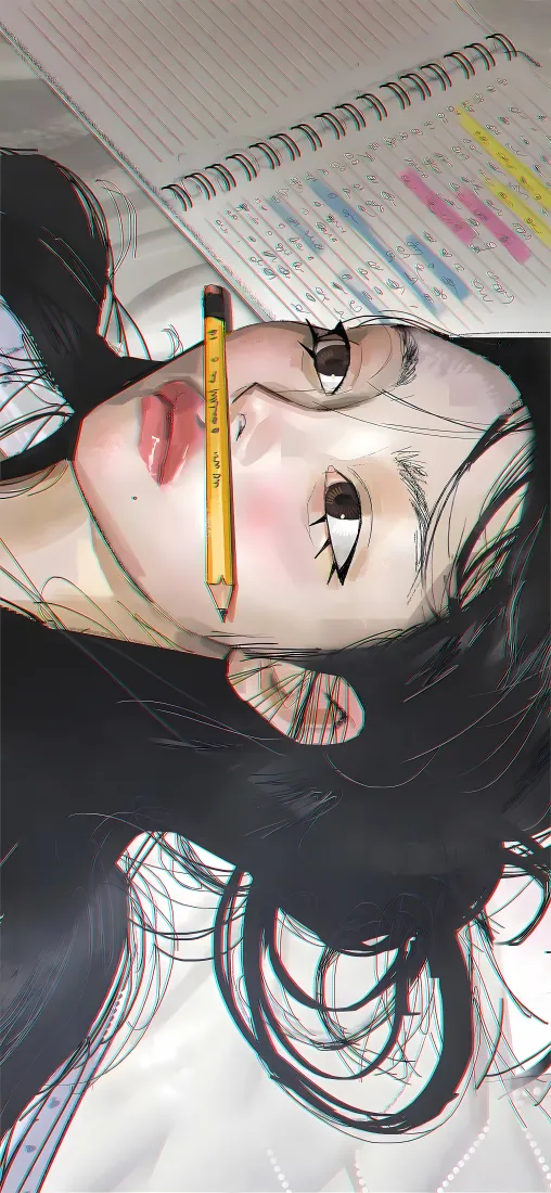 插画美女手机壁纸｜手绘少女背景图片 - 绘画创作「哲风壁纸」