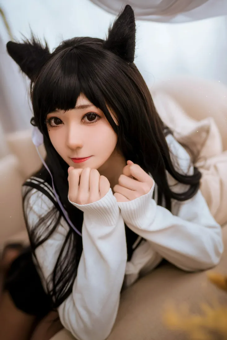 爱宕手机壁纸｜碧蓝航线水手服背景图片 - 南桃Momoko写真「哲风壁纸」