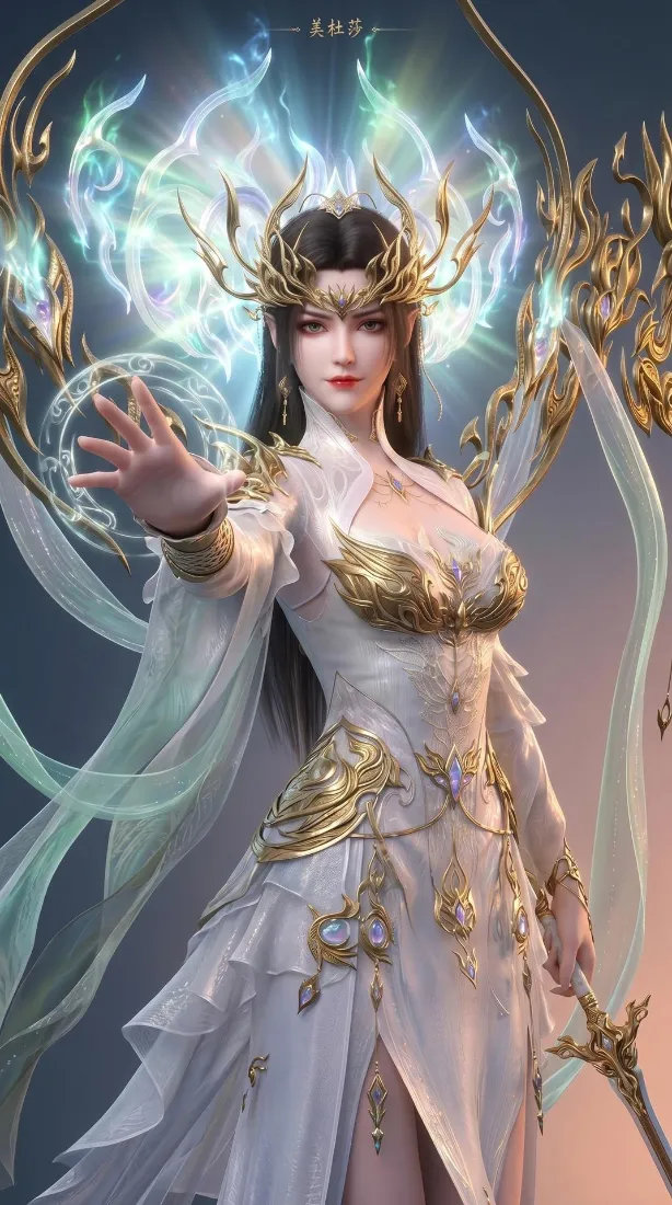 美杜莎手机壁纸｜斗破苍穹国漫背景图片 - 白衣斗圣玄幻角色「哲风壁纸」