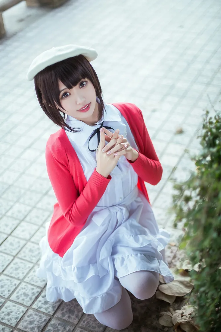 加藤惠手机壁纸｜cosplay户外背景图片 - 鳗鱼霏儿真人演绎「哲风壁纸」