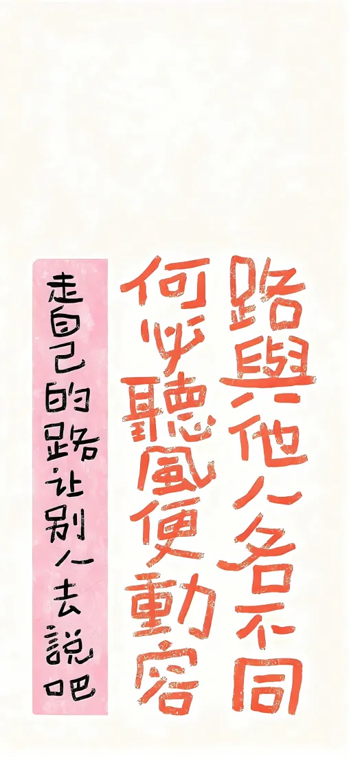 励志文字手机壁纸｜简约手写背景图片 - 暖心正能量「哲风壁纸」