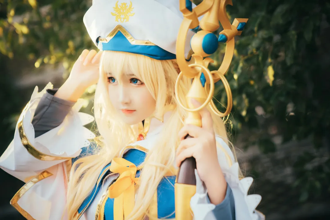 6k女神官壁纸｜cosplay户外背景图片 - 三度_69「哲风壁纸」