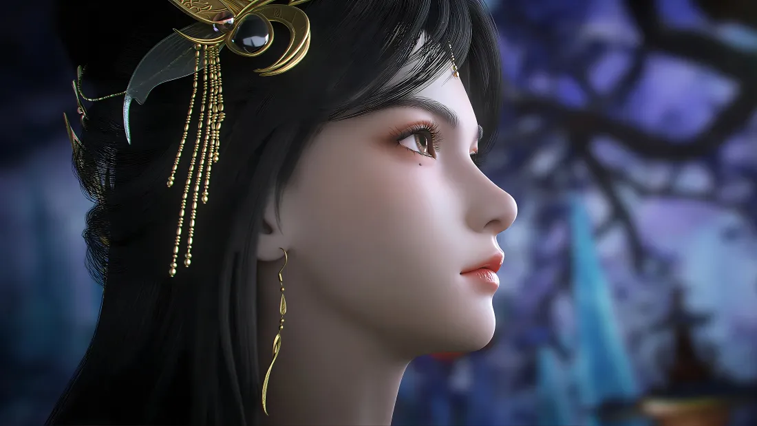 6k王曦壁纸｜完美世界国漫背景图片 - 古风绝美仙子「哲风壁纸」