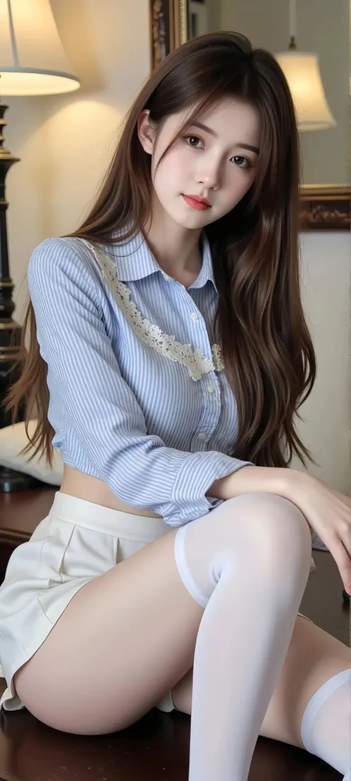 气质美女手机壁纸｜室内居家背景图片 - 高清人像「哲风壁纸」