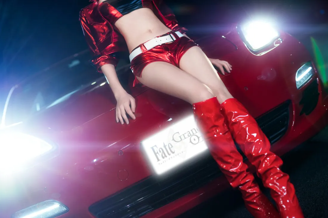 4k尼禄赛车娘壁纸｜Fate cosplay背景图片 - 南桃Momoko「哲风壁纸」