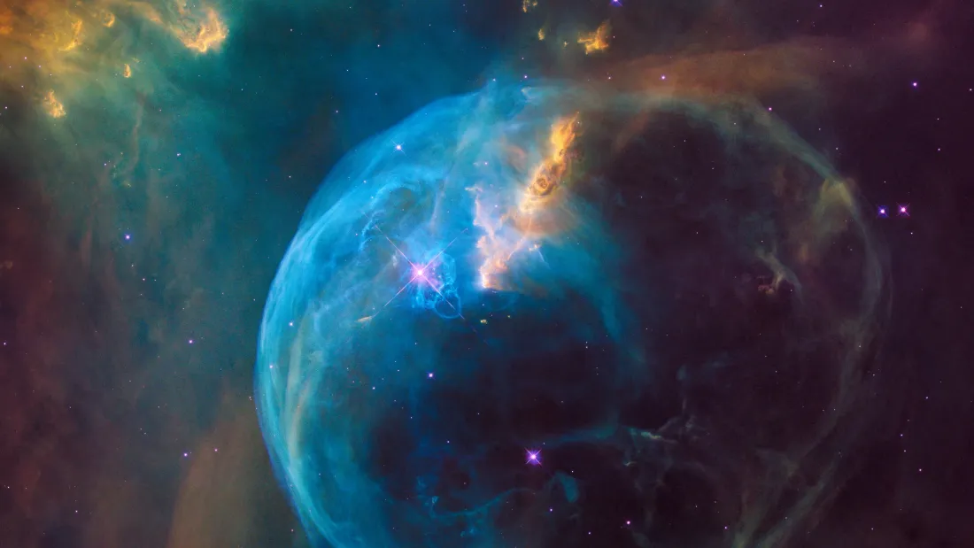 4k泡泡星云壁纸｜哈勃拍摄宇宙背景图片 - 绚丽深空天体「哲风壁纸」