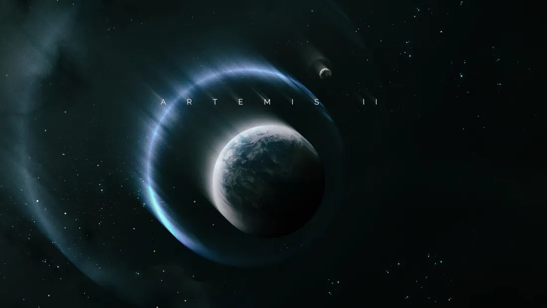4k宇宙行星壁纸｜浩瀚深空星空背景图片 - 蓝色星环「哲风壁纸」