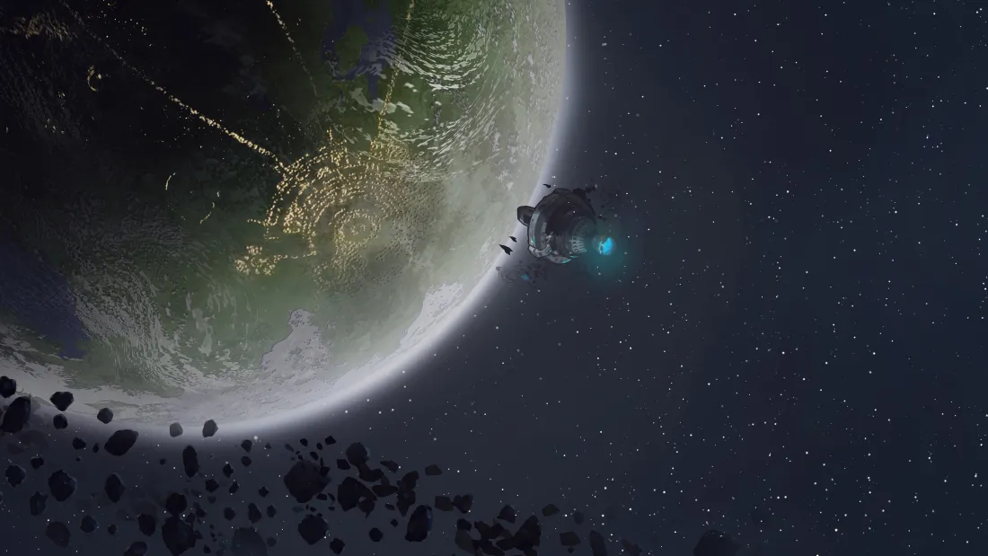 4k深空宇宙壁纸｜星球星空背景图片 - 航天器小行星「哲风壁纸」