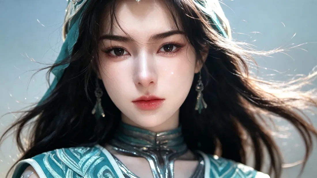 3k乐上师壁纸｜凡人修仙传古风背景图片 - 慕兰族清冷圣女「哲风壁纸」