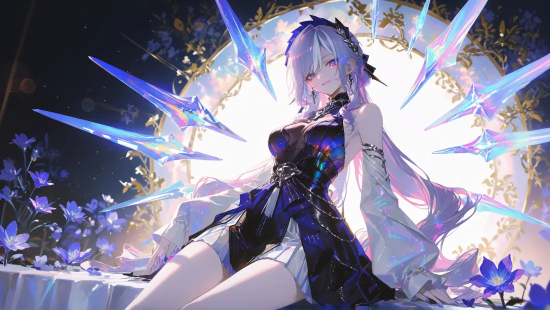 2k遐蝶壁纸｜崩坏星穹铁道背景图片 - 二次元银发少女「哲风壁纸」
