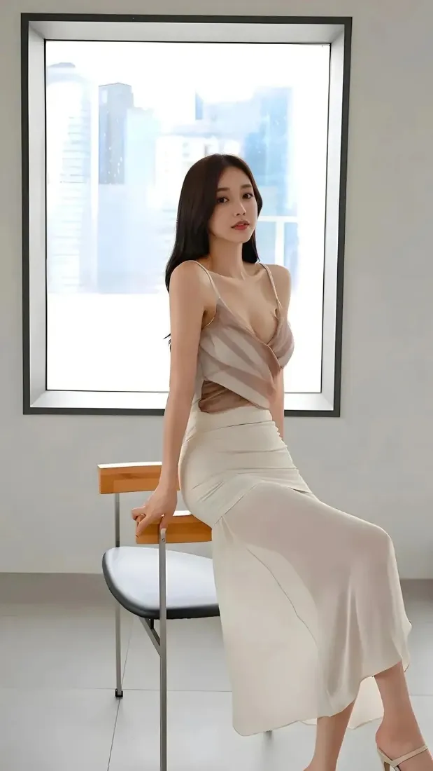 气质美女手机壁纸｜室内窗边背景图片 - 轻熟风时尚穿搭「哲风壁纸」