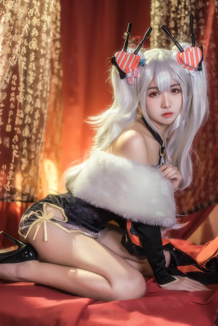碧蓝航线吸血鬼手机壁纸｜碧蓝华裳旗袍背景图片 - 鳗鱼霏儿「哲风壁纸」