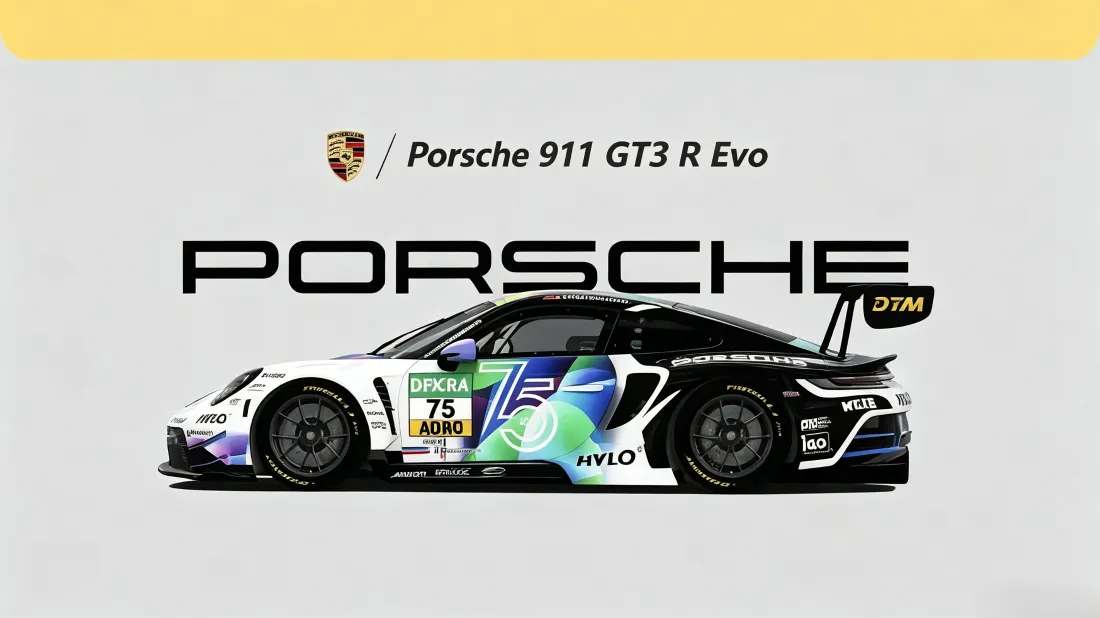 3k保时捷911 GT3 R Evo壁纸｜赛车背景图片 - 性能超跑「哲风壁纸」