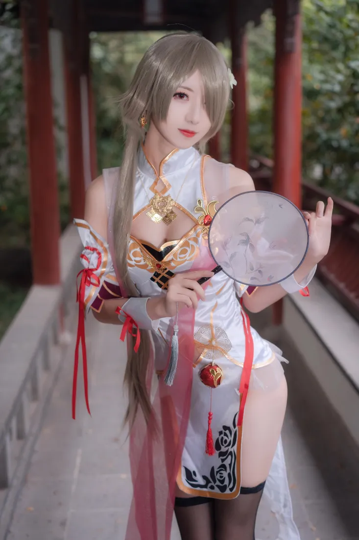 丽塔洛丝薇瑟手机壁纸｜崩坏3浣溪沙cos背景图片 - 弥音音ww「哲风壁纸」