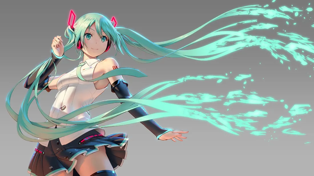 2k初音未来壁纸｜青绿色长发背景图片 - 二次元动漫少女「哲风壁纸」