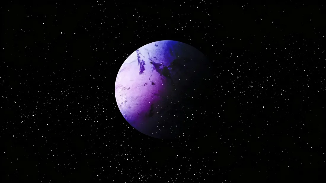 3k紫粉星球壁纸｜浩瀚星空背景图片 - 宇宙科幻「哲风壁纸」