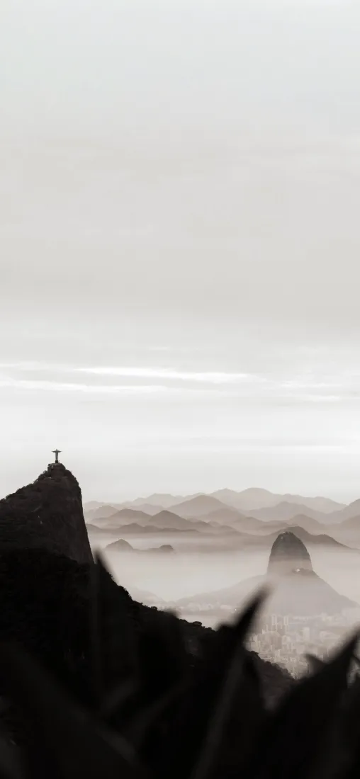 黑独山手机壁纸｜荒漠戈壁背景图片 - 苍茫荒芜自然地貌景观「哲风壁纸」