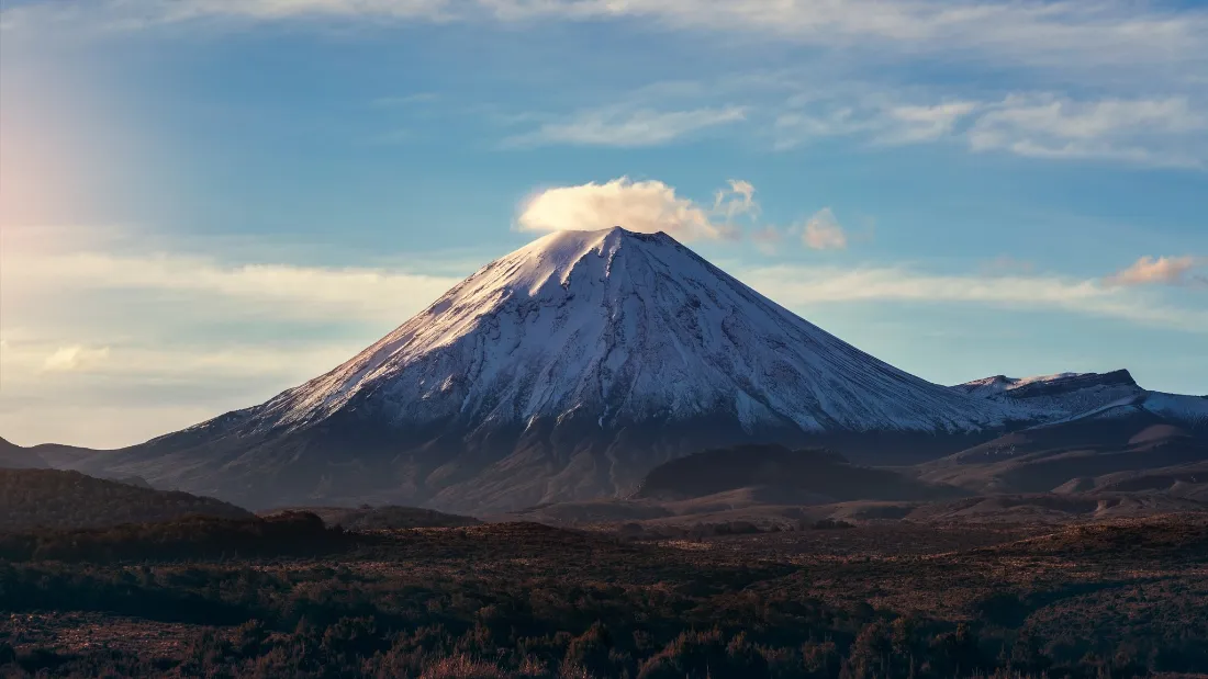 2k富士山壁纸｜雪山蓝天背景图片 - 户外自然景观「哲风壁纸」