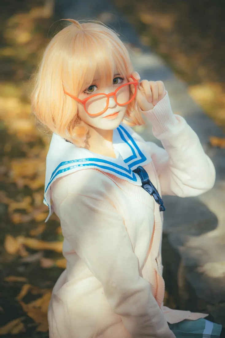 栗山未来手机壁纸｜校服cosplay背景图片 - 三度_69「哲风壁纸」