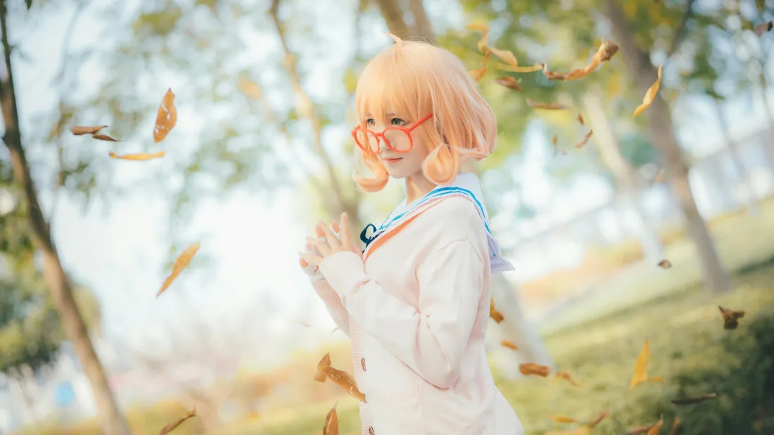 6k栗山未来壁纸｜秋日林间背景图片 - 三度_69cosplay「哲风壁纸」