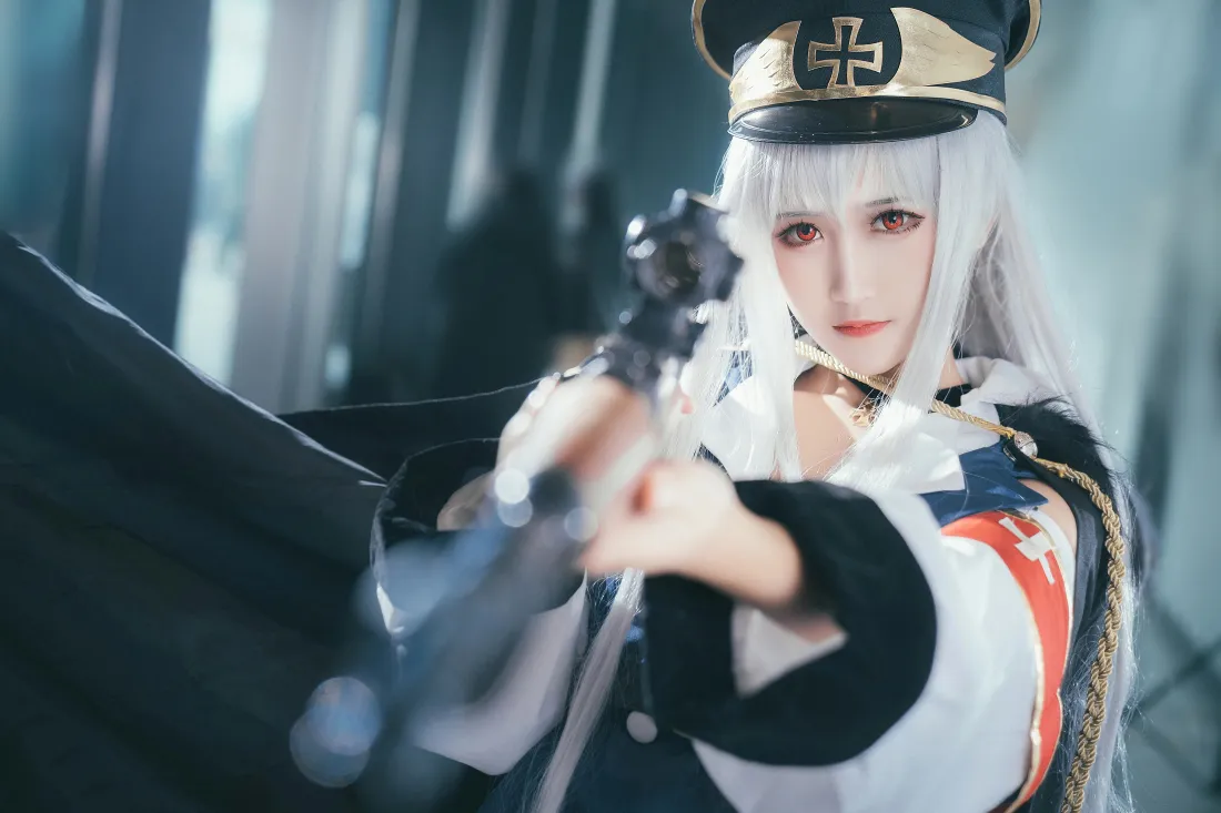 6k三度_69cos少女前线Kar98k壁纸｜真人cos背景图片 - 持枪少女「哲风壁纸」