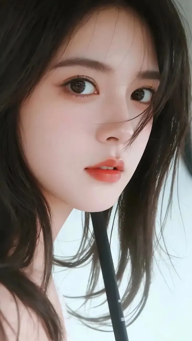 长发美女手机壁纸｜清纯人像背景图片 - 氛围感写真「哲风壁纸」