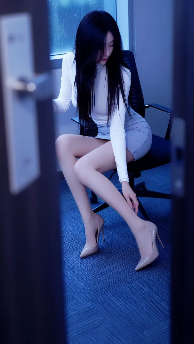 气质美女手机壁纸｜职场氛围感背景图片 - 高跟鞋大长腿穿搭「哲风壁纸」