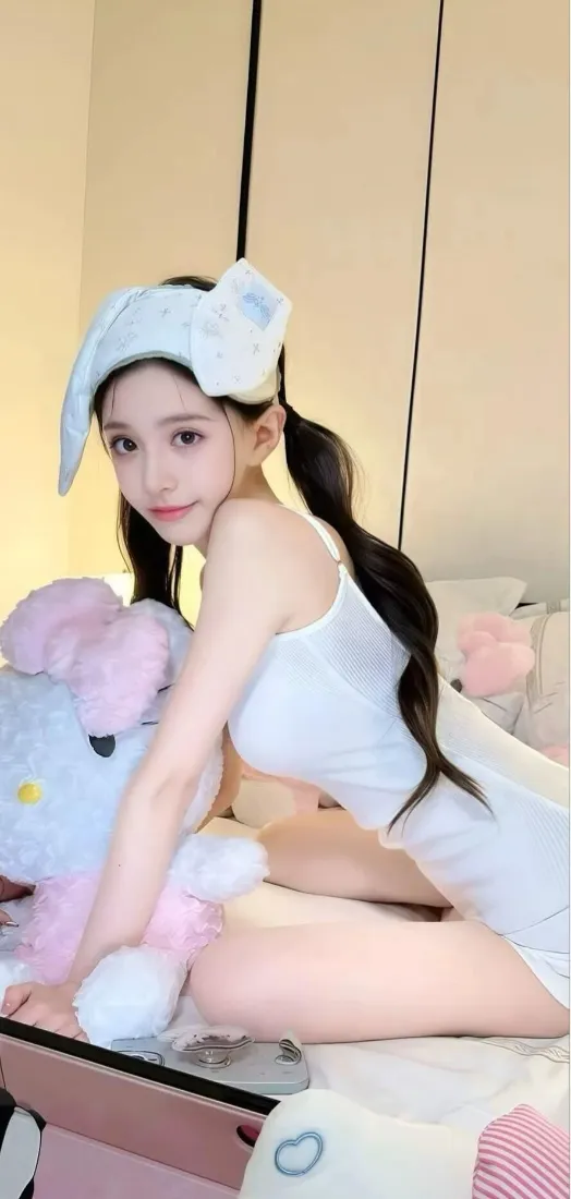 甜美双马尾少女手机壁纸｜居家可爱背景图片 - 纯欲风写真「哲风壁纸」